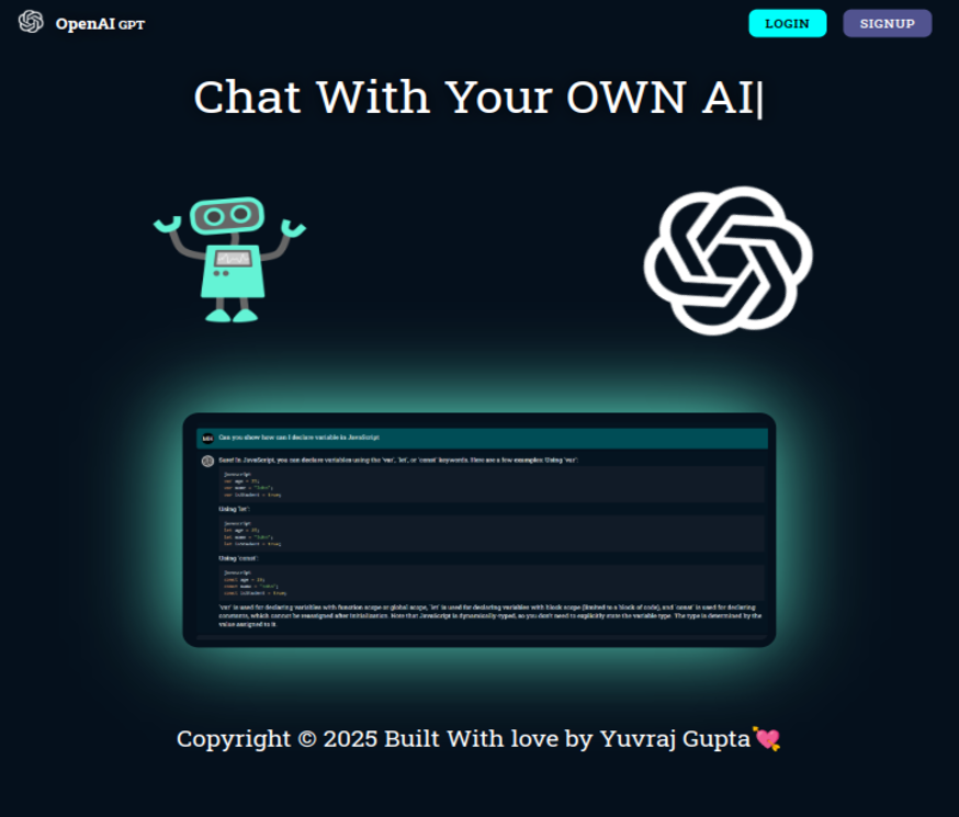 openai-gpt project home page overview